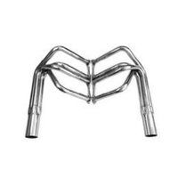 Header Knalpot Universal OEM Berkinerja Tinggi untuk Mobil, Tipe Small Block SBC, untuk Chevy Hugger Round Port Manifold Shortly Headers