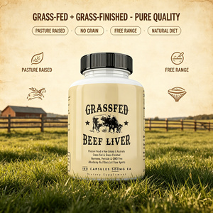 ODM OEM Großhandel Grasgefütterte Rinderleber-Organ-Kapseln Antioxidans Energie-Unterstützung Lebergesundheit Vegetarische Kapseln Gesundheitspflege - Product Image 3