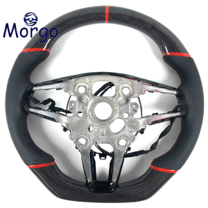 Volante in Fibra di Carbonio per Porsche Cayenne Panamera 911 992 997 718 Boxster <span class=keywords><strong>Macan</strong></span> Accessori Interni Auto - Product Image 6