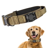 Collier Réfléchissant Ajustable pour Chat et Chien avec Support Airtag en Polyester de Luxe, Détachable