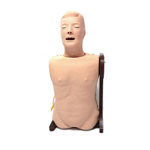 Havayolu yönetimi trakeal bakım burun besleme gastrik tüp ekleme için gelişmiş PVC entübasyon eğitim mankeni - Product Image 4