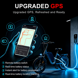Batería <span class=keywords><strong>de</strong></span> Litio para Bicicleta Eléctrica A149-B 21700 con BMS Inteligente y Rastreo GPS 4G, 48V 30Ah, para Bicicleta Eléctrica <span class=keywords><strong>de</strong></span> Montaña - Product Image 5