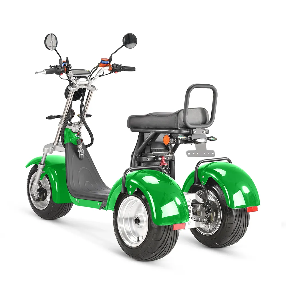 Eec scooter elétrico com 3 rodas, 4000w 60v 40ah citycoco com pedal citycoco, bicicleta elétrica, scooter citycoco