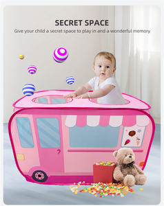 Most popular <b>Pop</b> <b>up</b> Ventilated Mesh Pink <b>Kids</b> Indoor Baby Firefly Ice Cream <b>Tent</b> Set - Product Image 6