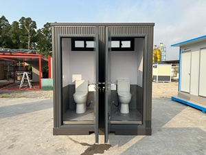 โรงงานขายส่งห้องน้ำเคลื่อนที่กลางแจ้ง ห้องอาบน้ำเคลื่อนที่ ห้องน้ำพร้อมฝักบัวอเนกประสงค์ - Product Image 3