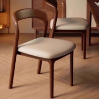 Chaises de Salle à Manger et Table de Café de Designer Vintage, Confort Luxe Moderne Nordique en Bois pour Restaurant, Hôtel, Cuisine, Salon, Banquet (4, 6 ou 8 Places)