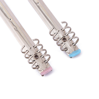 Lot de pinces spirales métalliques pour classement, attaches de haute qualité, écologiques, finition nickel brillant