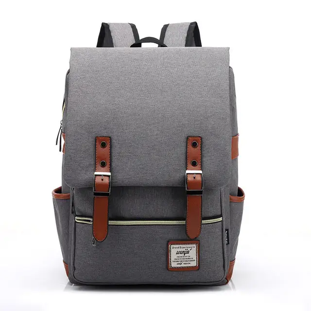 Fashion big capacity rucksack Retro Unisex outdoor canvas travel backpacks