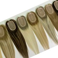 Prêt à expédier : Topper en soie 3*5, 100% cheveux humains européens, pour femmes, traitement de la perte de cheveux