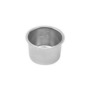 Outils pour expresso Machine à barista Bol à poudre en acier inoxydable 51Mm 4 tasses Porte-filtre sans fond Panier à café - Product Image 4