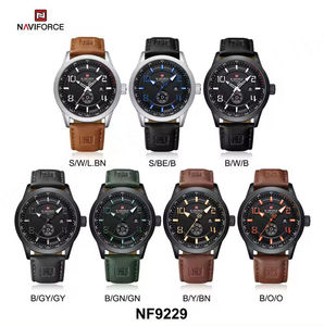 Nuevo Reloj NAVIFORCE 9229 BYBN para Hombre, Esfera Grande, de Lujo, para Negocios, Venta al por Mayor de Fábrica, Logotipo Personalizado, Correa de Cuero, Reloj Masculino OEM - Product Image 6