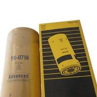 Filtre à huile Cat 1R-0716 pour les engins de chantier Caterpillar, pièces détachées pour moteur d'excavatrice