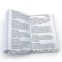 Boîte magnétique personnalisée de qualité supérieure avec votre propre conception recto verso impression de 78 cartes de tarot brillantes avec livre