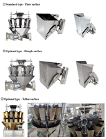 Trémie de 1,6 L/2,5 L pour peseuses multi-têtes industrielles
