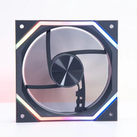 Ventilador de Radiador de Alta Velocidad Ultra Silencioso ARGB para Computadora, de 4 Pines + 5V 3 Pines, para Ensamblaje de Bloques