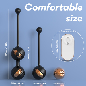 S-HANDE Productos Chinos, Juguetes Sexuales de Silicona con Control Remoto para Adultos, Bolas Ben Wa, Bolas de Ejercicio <span class=keywords><strong>Vaginal</strong></span>, Bolas Kegel para Mujeres - Product Image 5