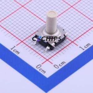 TL6120DF160QG Tactile Switch SMD,7.4x7.4mm Switch Single Pole Single Throw Round Button 1.6N Vertical Mount - Product Image 1