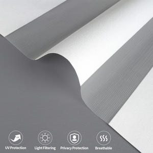 Meilleures stores zébrés intelligents Alexa jour et nuit, stores occultants motorisés pour fenêtres, stores zébrés électriques - Product Image 6