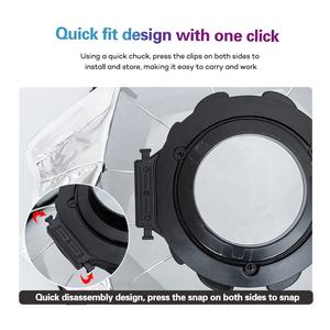 Großhandel Handheld 45cm Fotografie Live-Blitz externes Licht Quick <span class=keywords><strong>Softbox</strong></span> - Product Image 4