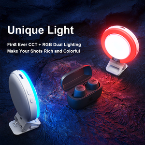 UFO RGB Fill Light with 360. Flexible Adjustment Dual-Mode Warm & RGB Lighting Soft Diffusion Portable for Vlog and Portraits - Product Image 5