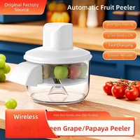 Éplucheur de raisins multifonctionnel transfrontalier le plus vendu, machine électrique entièrement automatique pour éplucher les fruits, raisins verts/ail, en ABS