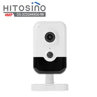 Hik CCTV камеры ночного видения DS-2CD2443G0-I (Ш) HK экшн-камера с Wi-Fi подключением 4 МП EXIR фиксированной Cube IP Сетевая камера безопасности, камеры