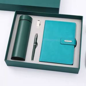 Wholesale Promotional Gifts Items Luxury Stainless Steel Customizable Diary Business Thermos <b>Cup</b> Notebook Gift Set Pen Water - Product Image 2