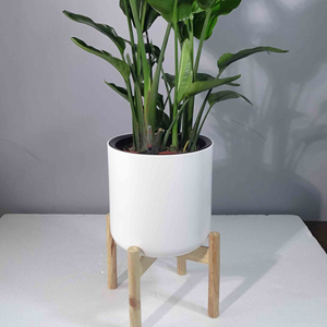 <span class=keywords><strong>Maceta</strong></span> nórdica de interior con Soporte de flores Medieval, soportes de madera, Macetas con Soporte - Product Image 5