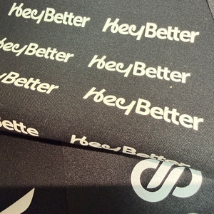 High Wash Fastness Not Easy to Fall Off Heat Transfer <b>Labels</b> Simple Modern Design Style Silicone Patches for T-shirt - Product Image 3