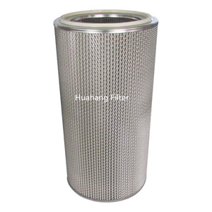 Fabricante Resistencia a altas temperaturas Tamaño 406*362*600Mm Cartucho de filtro de poliéster antiestático superior cuadrado - Product Image 1