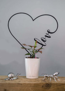 Soporte de jardín de plantas <span class=keywords><strong>trepadoras</strong></span> de tallo de metal, soporte de maceta de líneas metálicas en forma de corazón, enrejado de jardín <span class=keywords><strong>para</strong></span> plantas <span class=keywords><strong>trepadoras</strong></span> - Product Image 3