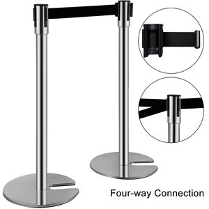 제동 장치를 가진 철회 가능한 벨트 대기열 장벽 군중 통제 벨트 장벽 - Product Image 5