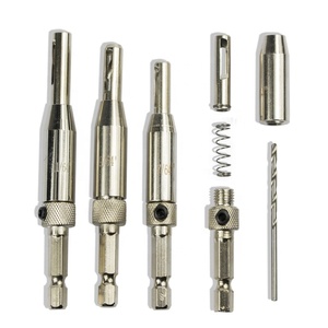 7-teiliges HSS Verstellbares Zentrierbohrer-Set <span class=keywords><strong>Drillpro</strong></span> Selbstzentrierender Scharnierbohrer Kernbohrer-Set Lochstanzer Holzbearbeitungswerkzeuge - Product Image 6