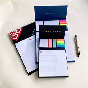 Индивидуальная экологически перерабатываемая липкая бумага для заметок, на заказ, бизнес-блокнот А4 с набором логотипов - Product Image 2