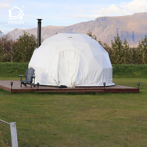 Tùy Chỉnh Kích Thước 6M 9M 12M 15M Lớn Dome Lều Nhôm Hình Cầu Vườn Sunroom Chống Tiếng Ồn Cách Nhiệt Glamping Geodesic Dome Lều - Product Image 3