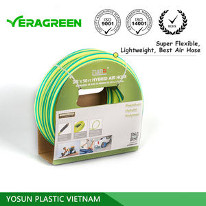 Manguera de Aire Híbrida de PVC y Goma de Alta Presión 1000psi, Uso Industrial, Portátil, Anti-UV, Diámetro de 3/8'', Conexión 1/4NPT, Hecha en Vietnam - Product Image 2