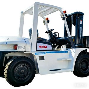 מלגזה מקורית TCM FD60 מתוצרת יפן, קיבולת 6 טון, מנוע דיזל, מלגזה משומשת וזולה למחסן. - Product Image 1