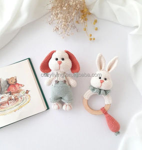 Joli <span class=keywords><strong>lapin</strong></span> <span class=keywords><strong>au</strong></span> <span class=keywords><strong>Crochet</strong></span> avec un ensemble de hochets de <span class=keywords><strong>lapin</strong></span> <span class=keywords><strong>au</strong></span> <span class=keywords><strong>Crochet</strong></span> jouets mignons jouets pour chiens personnalisés <span class=keywords><strong>grande</strong></span> <span class=keywords><strong>oreille</strong></span> chien enfants hochets - Product Image 4