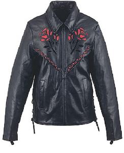 HMB-0292D VESTES EN CUIR FEMME MOTO ROSE MANTEAUX MODE VINTAGE BIKER VENTE EN GROS MANTEAU VÊTEMENTS - Product Image 1