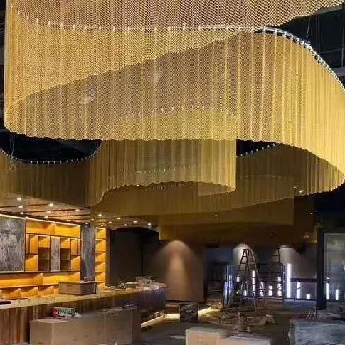 Großhandel dekorative aluminium mesh bildschirm