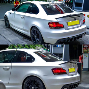 For 1 Series E82 Coupe Sedan M4 Style Carbon Fiber <b>Rear</b> <b>Spoiler</b> Trunk Wing 2007-2013 Carbon Fiber - Product Image 6