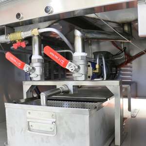 Freidora Eléctrica Comercial Kingbetter de Acero Inoxidable, Sistema de Filtro de un Solo Tanque, Control de Encendido con un Toque, Capacidad de Aceite de 17-20L*4 - Product Image 6