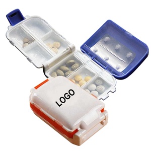 Pharmacie <span class=keywords><strong>Promotion</strong></span> Voyage Hebdomadaire Boîte À Pilules Médicament Unique Boîte Organisateur En Plastique 8 Compartiments - Product Image 1