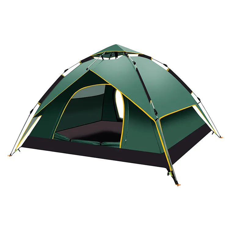 GARIDA RTS Camping Tent 3-4 Person Monolayer Quick Opening Popup Outdoor Fishing Tent Equipment GCTT-002