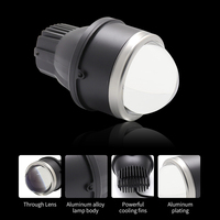 DC 12V 24V 3 pouces Bi LED antibrouillard M617 lentille de projecteur feux de croisement étanche IP67 blanc 6000K voiture lumière Refit accessoires