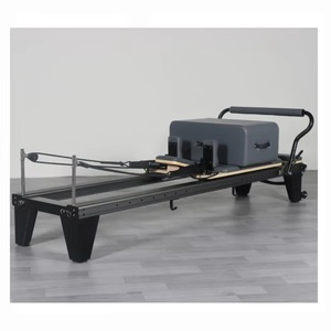 Professionally Customized Logo Adjustable Foot Pedal Fully Silent <b>Sliding</b> Aluminum Pilates Training <b>Bed</b> (Studio Suitable) - Product Image 1