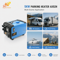 Chauffage de stationnement horizontal diesel OkyRie AX52H 5KW, faible consommation de carburant 0,14-0,35L/H, pour camion et camping-car