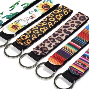 Best Selling Wrist Lanyard Keychain Hand Wristlet strap Holder with Key Rings for Man and Woman