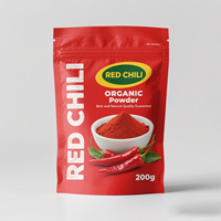 Sachet Doypack Personnalisé en Aluminium Imprimé, Qualité Alimentaire, en Plastique Stratifié pour Emballage d'Épices en Poudre, Aliments Secs et Assaisonnements