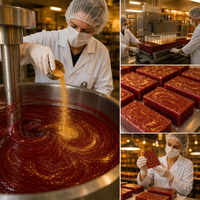 Savon de lessive solide de luxe bordeaux or rose, écologique, parfum longue durée, blanchissant, lavage des mains, usine OEM